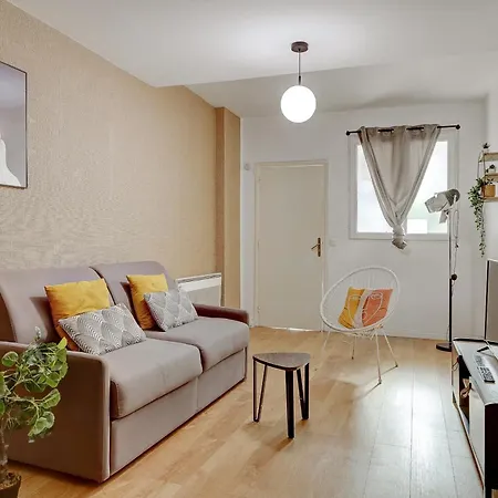 Apartmán Chic Et Cosy - 4p Parc De La Paříž